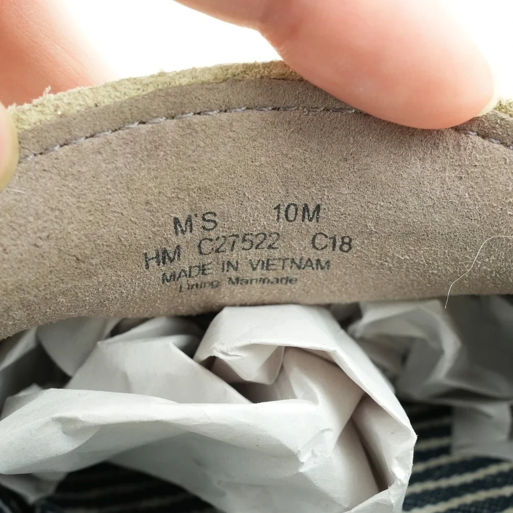Cole Haan Nantucket Loafer II Mens 10M Brazilian Sand Nubuck Tan C27522 Grand Os